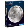 Image de Clementoni - 35018 - Jeu de Création et Logique pour Enfants - à Partir de 10 Ans et Plus - Round - Space Collection de Haute Qualité - - 500 Pièces - La Lune