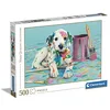 Image de Clementoni - Drôle de Dalmatien - Puzzle de 500 Pièces - Jeu de Patience et de Réflexion - Format Paysage - Image Net - 49 x 36 Cm - À Partir de 10 Ans