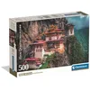 Image de Clementoni   Puzzle 500 Pièces The Tiger’s Nest   14 Ans et +   Jeu de société Paysage spectaculaire   Idée Cadeau