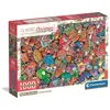Image de Puzzle 1000 pièces - Clementoni - Jolly Christmas - Décorations sapin Noël - Très difficile - 70x50 cm - Poster Inclus - Dès 14 ans