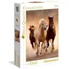 Image de Puzzle 1000 pièces Clementoni High Quality Horses en occasion ou reconditionné