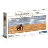 Image de Clementoni - 39484 - Jeu de Création et Logique pour Enfants - à Partir de 14 Ans et plus - Puzzle Collection - Panorama - 1000 Pièces - Eléphant dans la Savane