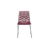 Image de Chaise GROOVE 2 coloris rouge