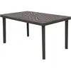 Image de Table de jardin fixe 150cm résine anthracite Gruvyer GRANDSOLEIL
