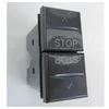 Image de Bticino - Double-poussoir avec stop anthracite pour commande volets roulants 1 module (23521) Axolute BTICINO HS4036ST