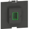 Image de Prise optique SC/APC simplex Living Now - 2 modules