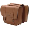 Image de MVTEK Borsa a Bisaccia Vintage 30x38x10cm Marrone in Cuoio