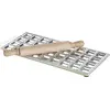 Image de KitchenCraft Imperia Plateauà raviolis 36 trous et rouleauà ptisserie