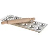 Image de Imperia Italian Twelve Hole Ravioli Mould Tray and Rolling Pin