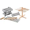 Image de Imperia Titania La Tua Pasta. Coffret cadeau. Machine à pâtes avec accessoires. Made in Italy. Kit avec machine à pâtes fraîches, moule à raviolis, coupe-pâte réglable et séchoir à pâtes.