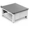 Image de Meliconi Base Space Basket   Socle Surélevé pour Lave-Linge ou Sèche-Linge avec Panier Coulissant 32 L, Support jusqu’à 250 kg, Technopolymère, Blanc, 62 x 56 x 25 cm