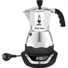 Image de Cafetière italienne électrique - BIALETTI - MOKA TIMER - 3 tasses - 120 ml - Inox
