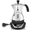 Image de Cafetière italienne électrique - BIALETTI - MOKA TIMER - 6 tasses - 300 ml - Inox