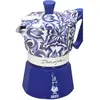 Image de Cafetière italienne BIALETTI Moka Express 3 tasses Collection D&G Blu