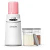 Image de nutribullet Chill   Machine à desserts glacés, gelato, sorbet, smoothie, yaourt glacé, crème glacée, 5 programmes automatiques, 3 récipients, couvercles, idéale pour les familles, blanche (NBD0503W)