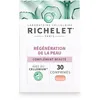 Image de RICHELET Régénération de la Peau, Complément Alimentaire Peau, Avec Peptides de Collagène et Acide Hyaluronique, 30 Comprimés (1-3 par jour)
