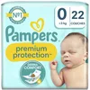 Image de Pampers Bébé Couches Taille 0 (<3 kg) Premium, 22 Couches, Notre N°1 Pour La Protection Des Peaux Sensibles