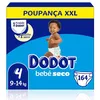 Image de Dodot Couches bébé sec Taille 4 9-14 kg, 164 couches avec protection anti-fuite, Pack mensuel