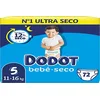 Image de Dodot Bébé-Sec Couches Taille 5, Couches, 11kg-16kg, Dodot Bébé Sec Garantissant Jusqu'à 12 Heures Sec