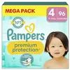 Image de Pampers Premium Protection Taille 4, Couches x96, 9Kg - 14Kg, Notre N°1 pour le Confort et la Protection des Peaux Sensibles
