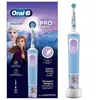 Image de Oral-B Pro Kids3+ Brosse à dents électrique enfant Reine des Neiges Disney 1 Brossette Brossage Doux Minuteur et Vibrations