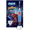 Image de Oral-B Pro Kids3+ Brosse à dents électrique enfant Spiderman Marvel 1 Brossette Brossage Doux Minuteur et Vibrations