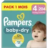 Image de Pampers Baby-Dry Couches Taille 4 x204 Pack 1 Mois