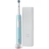 Image de Oral-B Pro Série 1 Brosse À Dents Électrique, Conçu avec La Technologie Braun, 1 Brosse À Dents, 3 Modes, Étui De Voyage, Bleu