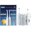 Image de Oral-B Oral Health Center Hydropulseur Dentaire et Brosse à Dents Électrique iO4, Jet Dentaire, 1 Canule Oxyjet, 1 Canule Water Jet, 4 Jets d'Eau et 5 Pressions, 2 Brossettes