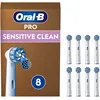 Image de Oral-B Brossettes de Rechange Sensitive Clean, lot de 8, Blanches