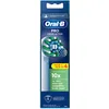 Image de Oral-B Pro Cross Action Lot de 4 têtes de brosse à dents électrique en forme de X et poils coudés pour enlever la plaque dentaire en profondeur, blanc