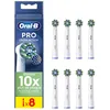 Image de Oral-B Brossettes de Rechange Cross Action, lot de 8, Blanches   Recharges Brosse à Dents Électrique Pro, Filaments pour Eliminer la Plaque Dentaire