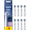Image de Oral-B Brossettes de Rechange Sensitive Clean, lot de 8, Blanches   Recharges Brosse à Dents Électrique Pro avec des Brins Ultra Doux pour les Gencives Saines