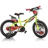 Image de Dino Bikes Vélo Enfant Garçon Raptor 16 Pouces Freins sur Le Guidon Jaune