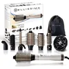 Image de Bellissima Brosse Soufflante Ionique Air Wonder - Brosse Chauffante Brushing, Brosses en Céramique, Enduites de Kératine - 2 Températures et Air Frais - Sèche, Volume, 8 Accessoires Inclus, 1000 W