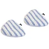Image de Polti - paeu0275 - Lot de 2 serpillières triangulaires pour Nettoyeur Balai Vapeur vtaction