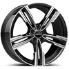 Image de GMP REVEN schwarz diamantgeschliffen 7.5Jx17 5x120 ET37