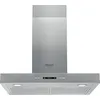 Image de Hotpoint - HHBS 6.7F LL X Hotte Aspirante - Débit d'Air 713 m³/h (Booster), Éclairage LED, Niveau Sonore 35 dB, Classe Énergétique B - Largeur 60 cm - Inox