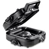 Image de KEMPER - Réchaud à gaz Pliable 2 Feux 4600 W   Réchaud Camping Portable Allumage piezo, Double brûleur INOX, Cartouche Valve 7/16"
