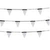 Image de SELETTI Lot de 16 lumières à LED de jardin « Sagra 14,2 m - fil noir