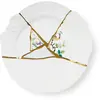 Image de Seletti Kintsugi Assiette Plate en Porcelaine et Or 24 carats Mod. 2