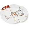 Image de Seletti Kintsugi Plateau en porcelaine et or 24 carats
