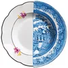 Image de Seletti Assiette creuse en porcelaine Ø 25,4 cm H 4,2 "Hybrid-Fillide