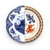 Image de SELETTI Assiette plate en porcelaine Ø 27,5 H.2,3 "Hybrid-Isaura