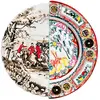 Image de Seletti Assiette plate en porcelaine Ø 27,5 H.2,3 "Hybrid-Eusapia