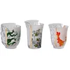 Image de Seletti Lot de 3 verres en verre Hybrid-Aglaura Ø 8 cm H 9,3/10,7