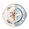 Image de Seletti Plateau en porcelaine rond Hybrid-Dorotea Ø 35 cm