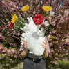 Image de SELETTI Vase Love in Bloom Giant, blanc, H 60 cm, fibre de verre