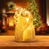 Image de SELETTI Lampe de table LED With Me en porcelaine, blanche