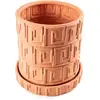 Image de SELETTI Vase Magna Graecia Greca, soucoupe, terre cuite
